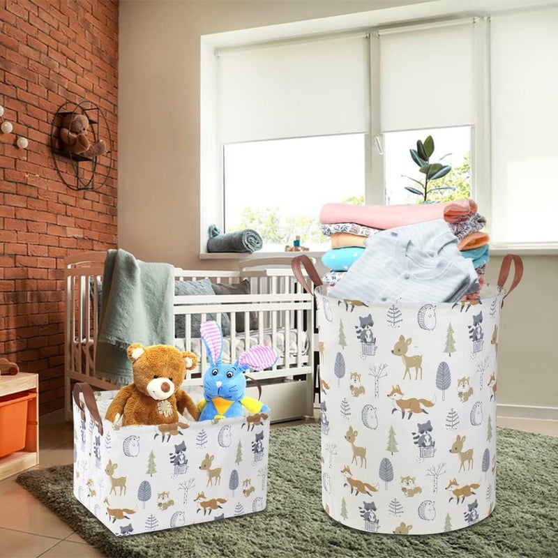 NTAOHAMPER Rectangular Storage Basket, Books Box, Gift Basket, Room Decor(Animal) - Image 2